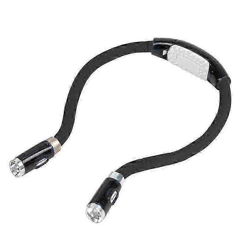 ED Light Handsfree Hug Neck Reading Book Light (Black)
