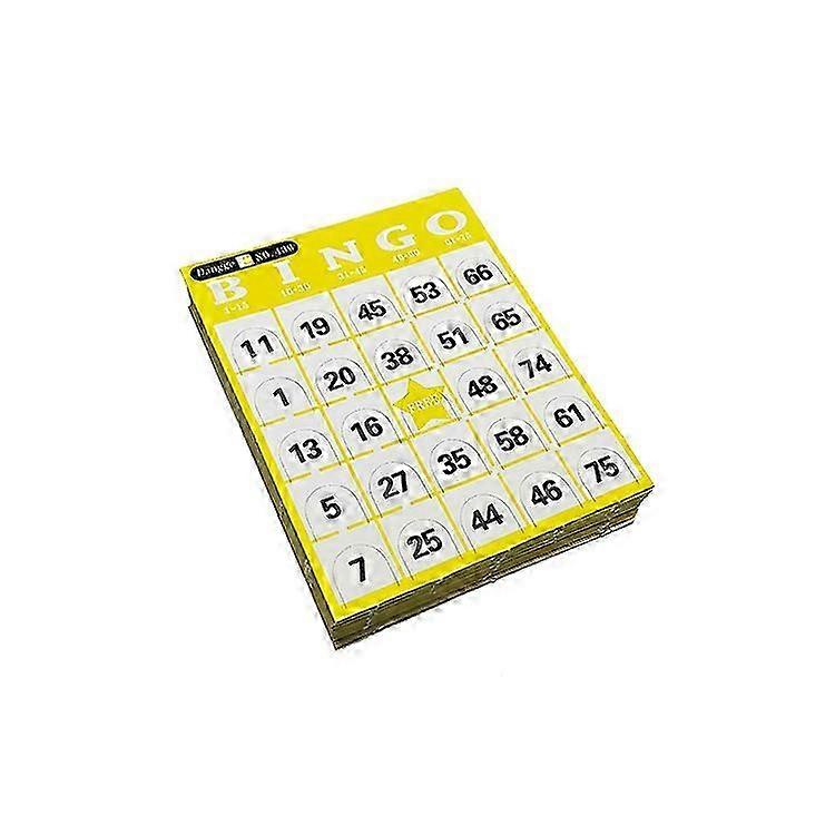 Push-up Bingo Cards Set, 540 Cards Max