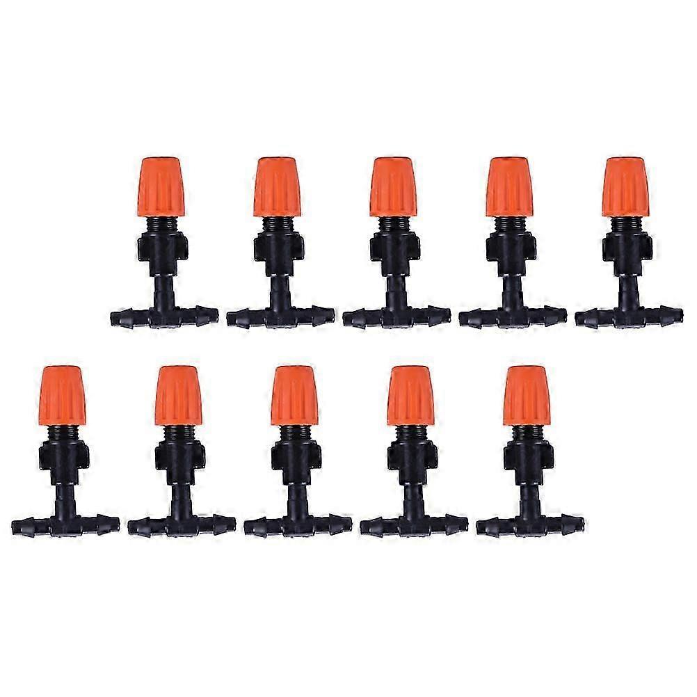 Adjustable Flow Orange Misting Dripper for Garden Irrigation 20Pcs