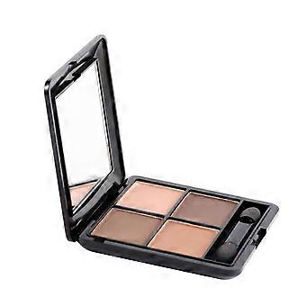 Matte Eyeshadow Palette with Mirror, 4 Versatile Colors for Daily and Evening Looks