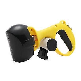 Pet Dog Feces Shovel Long Handle Feces Shovel Jaw Feces Shovel Pick Up Animal Feces Picker Outdoor Cleaning Tools Black