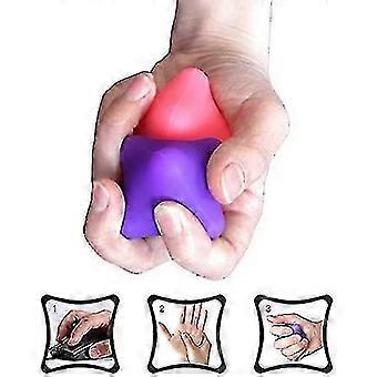 Hand Massage Exercise Therapy Balls-deep Tissue Trigger Point Self Massage Rehab Reflexology Ball Arthritis Pain Relief Workout For Hands Palm Back Fo