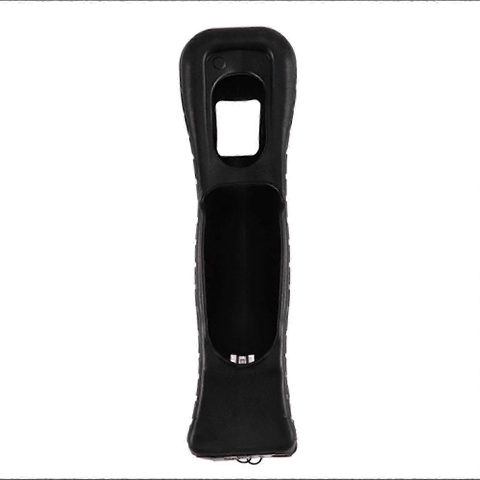 Black Silicone Case compatible with MotionPlus Sensor Adapter compatible with Nintendo Wii Remote