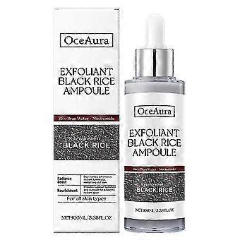 2026 Peel Shot Exfoliant Black Rice Ampoule – Gesichtsreiniger, ebenmäßiger Teint, strahlende Gesichtsampulle für Frauen und Mädchen