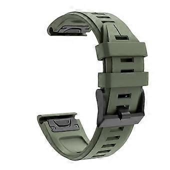 22mm Silicone Watch Band for Garmin Fenix 7 6 5X – Quick Release Strap, Easy Installation, Precise Fit