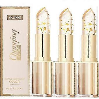 Natural Moisturizing Lip Balm, Transferproof Color Changing Lipstick, Nourishing and Caring for Chapped Lips