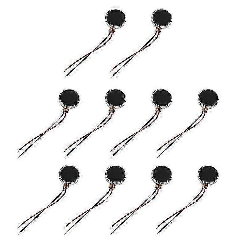 Mini Vibration Motor with Wire Flat Coin Button-Type Micro Vibrating Motor