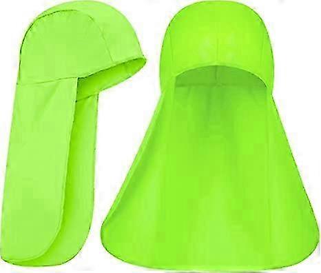 2-Pack Cooling Skull Hat Elastic Visor Neck Guard