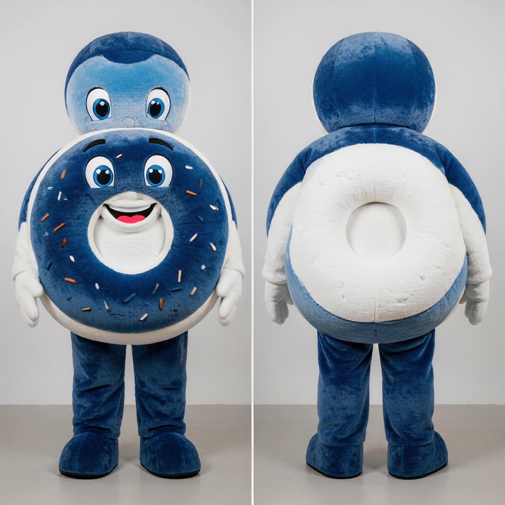 MASTICOT Navy Round Bagels Mascot