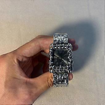 Claw Shaped Square Gothic Quartz Watch Unisex Bracelet Wristwatch Cool Edgy for Skateboarding Street Sport Wear