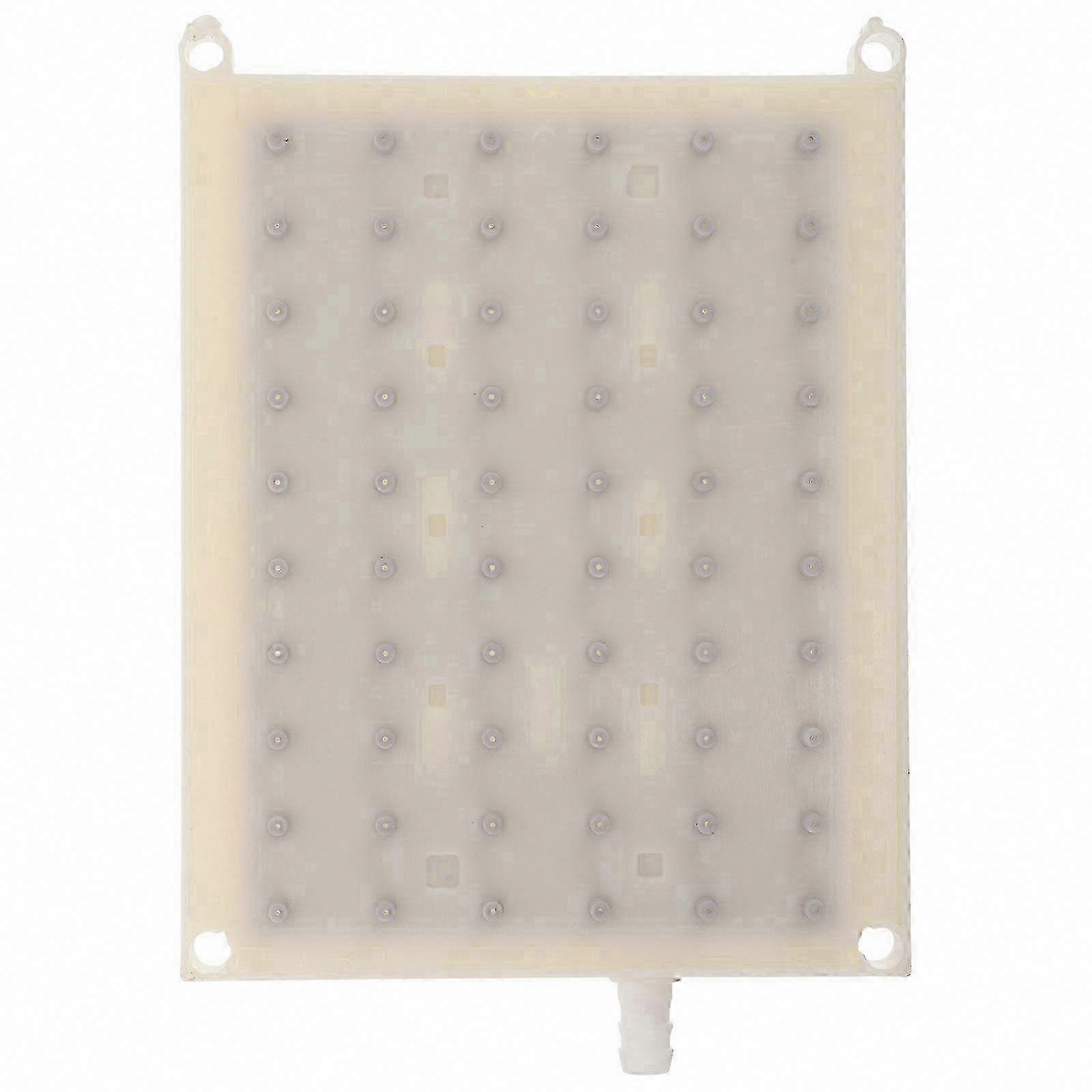 Replacement Rainfall Shower Head Plate, 6x10 Hole Insert Type Rectangular Top Spray Nozzle Screen, Waterfall Effect