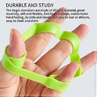 3Pcs Hand Grip Strengthener,Silicone Finger Strengthener,Finger Extensor Bands,Finger Resistance Bands,for Muscle Training Sports,Stress Relief,Increa