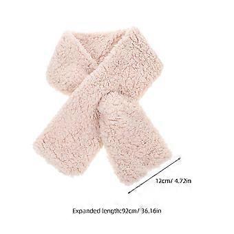 Women Scarf Winter Plush Scarf for Decoration 4Pcs Cozy Furry Wrap Rectangle