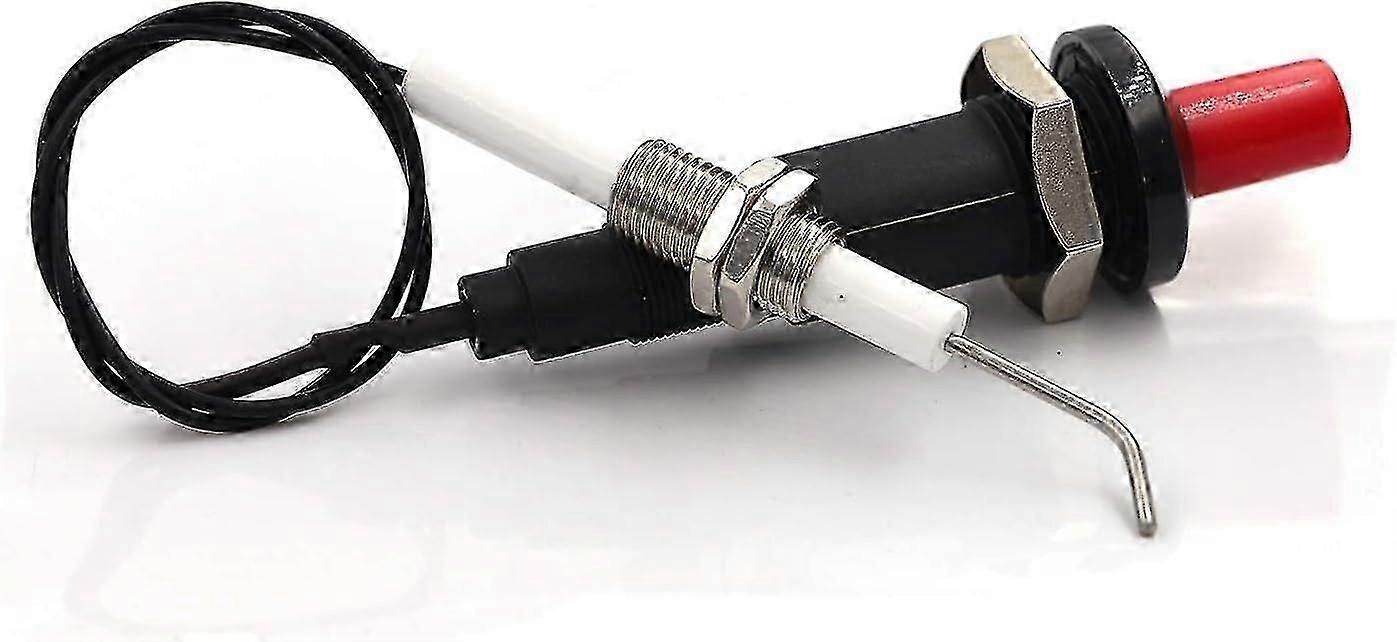 Universal Push Button Pack Piezo Igniter for Gas Grill with 30cm Threaded Ceramic Electrode