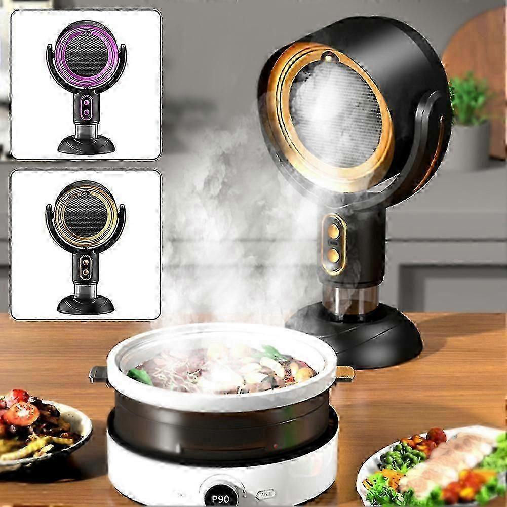 Portable Mini Range Hood for Indoor BBQ - Compact, Adjustable Speed, Efficient F