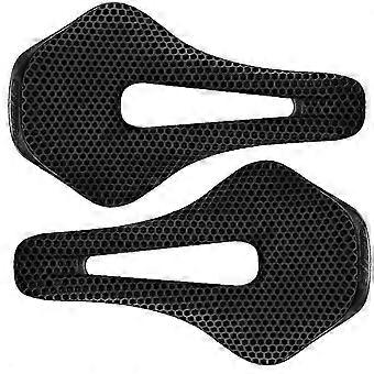 3D Printed Bicycle Saddle Ultralight Carbon Fiber Hollow Comfortable Breathable Gravel Road Bike Cycling Seat Parts 2pcs_fgz