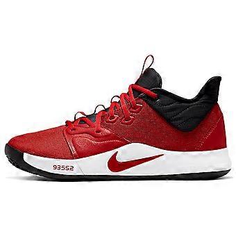 Nike PG 3 University Red Chili 3 Paul George Lace Up Cushioning Slip Resistant Cushioning Slip Resistant Low top AO2607-600