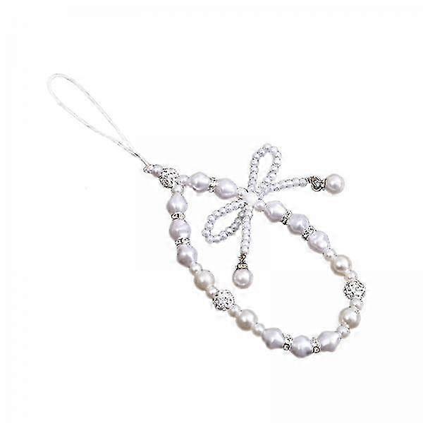 22cm Bowknot Beaded Phone Strap