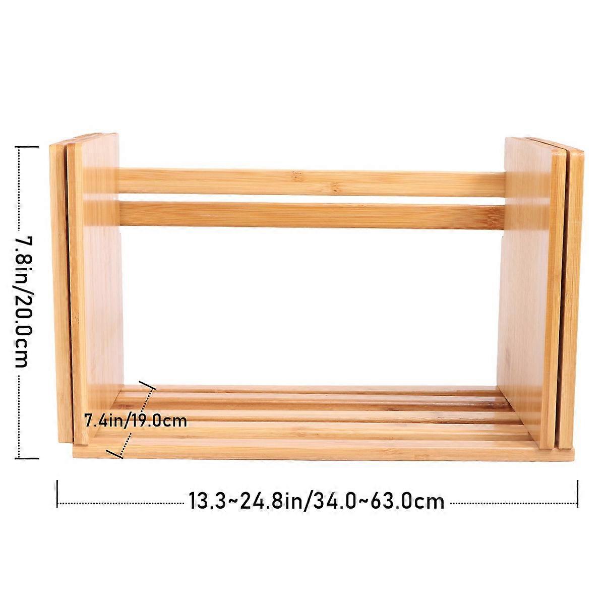 Desk Book Shelf Stretchable Shelf for Storage 1Pcs