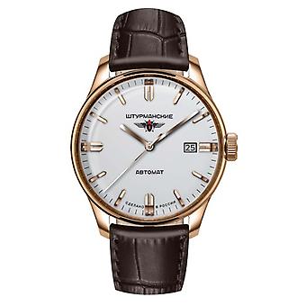 Gagarin classic Automatic Analog Men's Watch with Cowskin Bracelet 9015/1279573