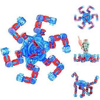 Upgraded Fidget Spinner Compatible with Building Block Minifigures, Smooth Balanced Spin Sensory Toy for Kids and Adults