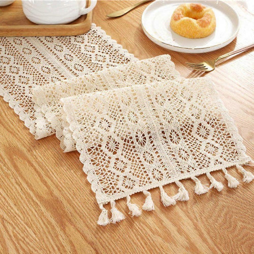 Vintage Striped Boho Table Runner