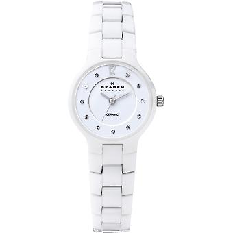 Skagen Other Quartz Analog Woman Watch with 572SSXWC Ceramic Bracelet