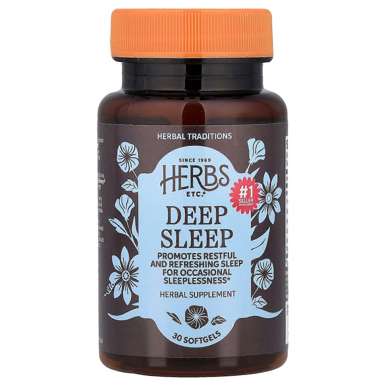 Herbs Etc., Deep Sleep, 30 Softgels