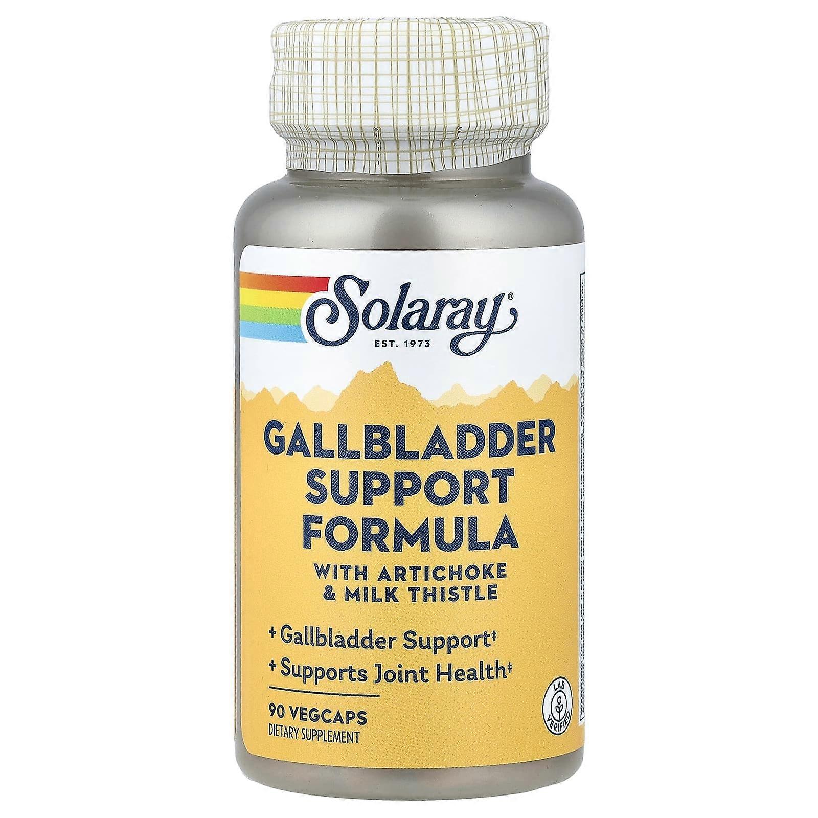 Solaray, Gallbladder Support Formula, 90 VegCaps