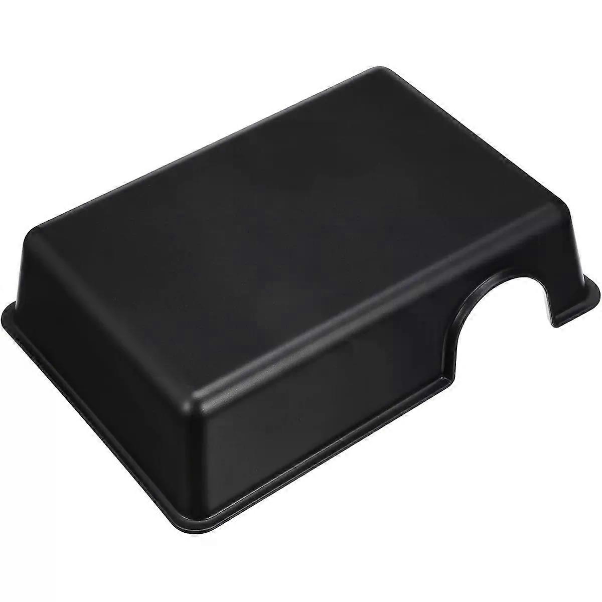 Hide Black Plastic Habitat Decoration for Turtle House