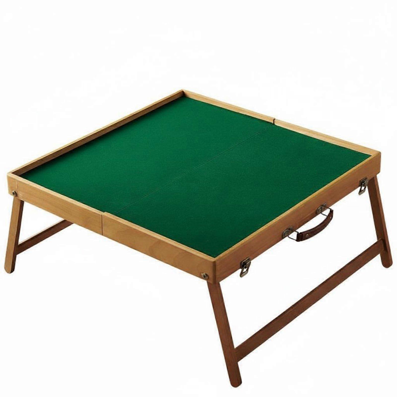 Mini Mahjong Set with Table Foldable Design Portable Mahjong Set with Folding