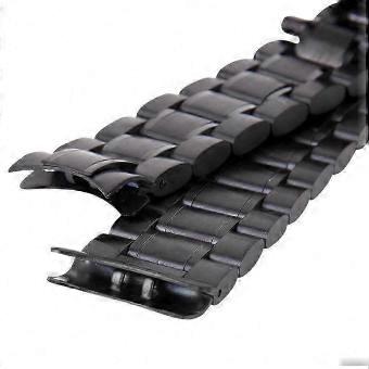 22mm Stainless Steel Solid Link Bracelet Watch Band Strap with Curved Ends core