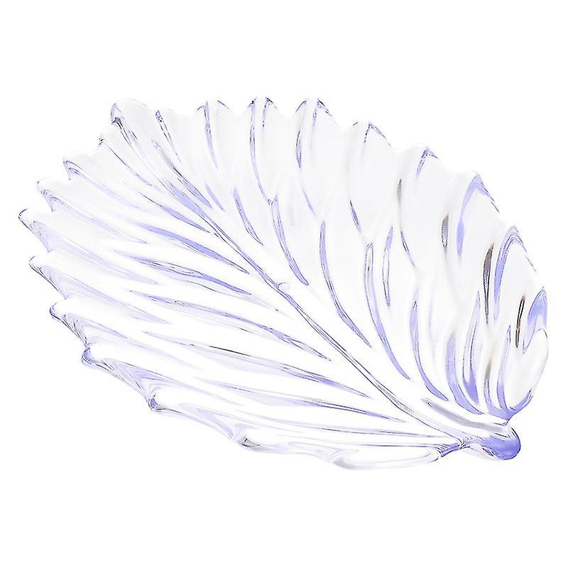 38X28cm透明プレート1pcクリエイティブフルーツ収納プレート家庭用スナックコンテナフルーツプレート