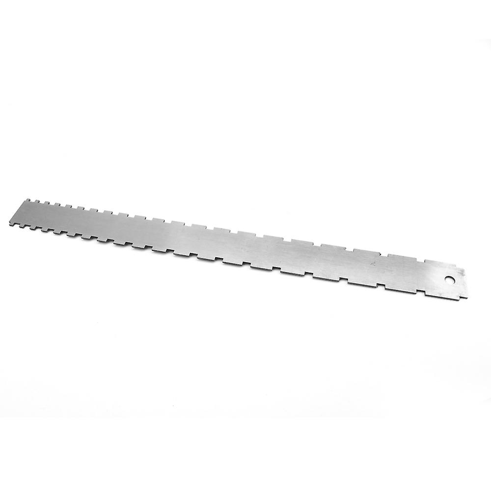 Guitar Neck Notched Ruler Fret Fingerboard Straight Edge Measuring Repairing Tool