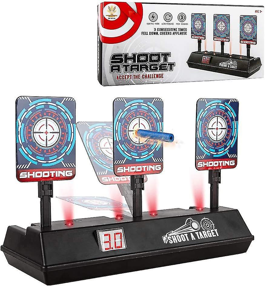 Upgraded Nerf Compatible Target, Auto Reset Electric Shooting Targets, Auto Recovery Accessory For Nerf All Toy Blasters