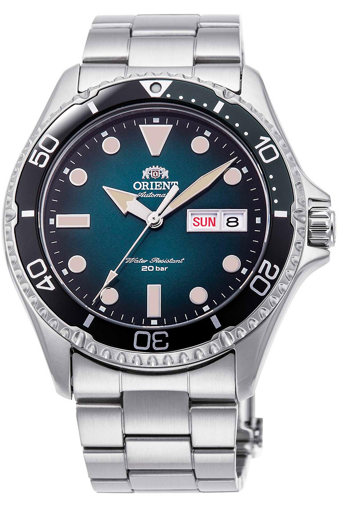 ORIENT カマス 自動巻き時計 グリーン ORIENT KAMASU】オリエント