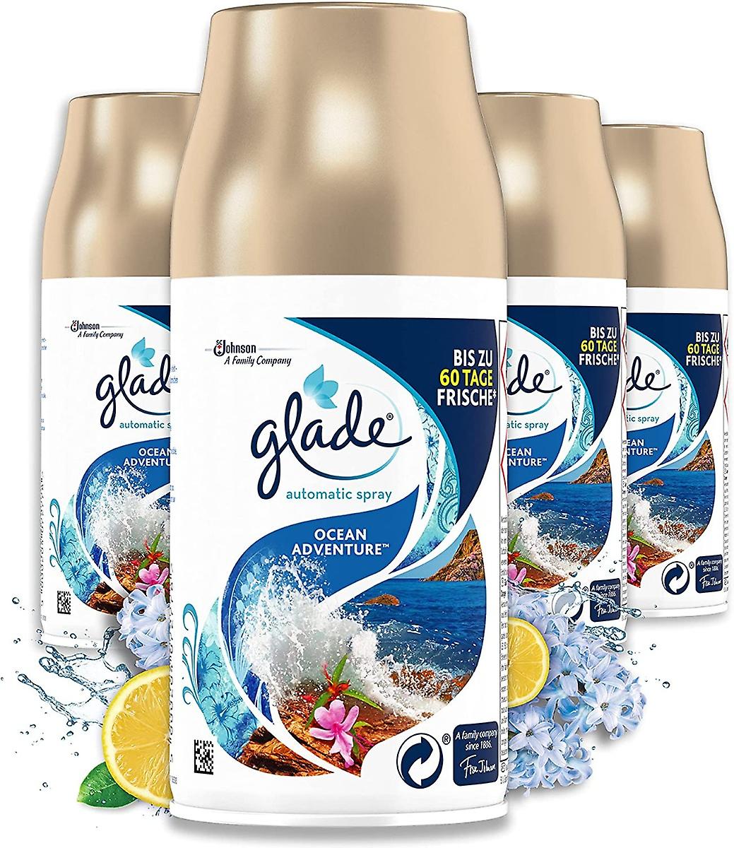 4 x Glade Automatic Spray Refill 269ml - Ocean Adventure