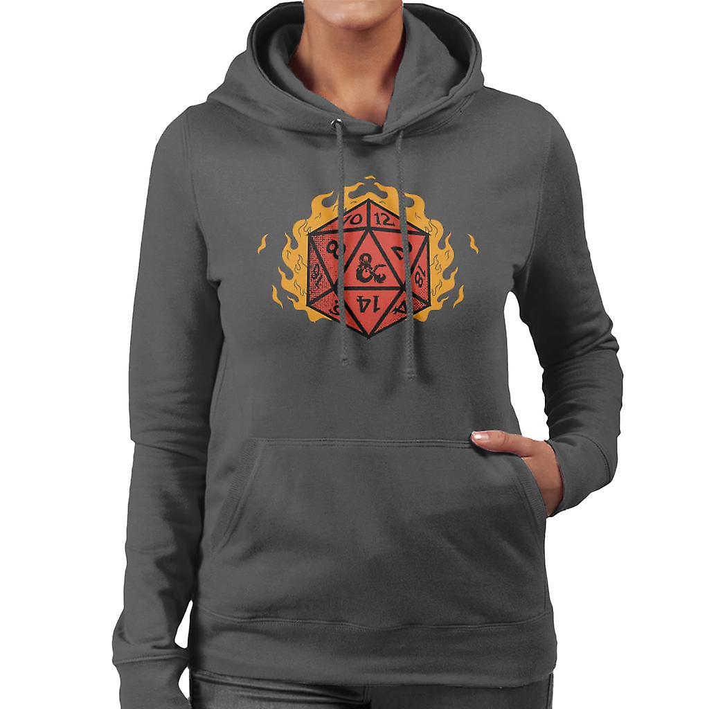 Dungeons & Dragons Fire Dice Women's Hooded Sweatshirt