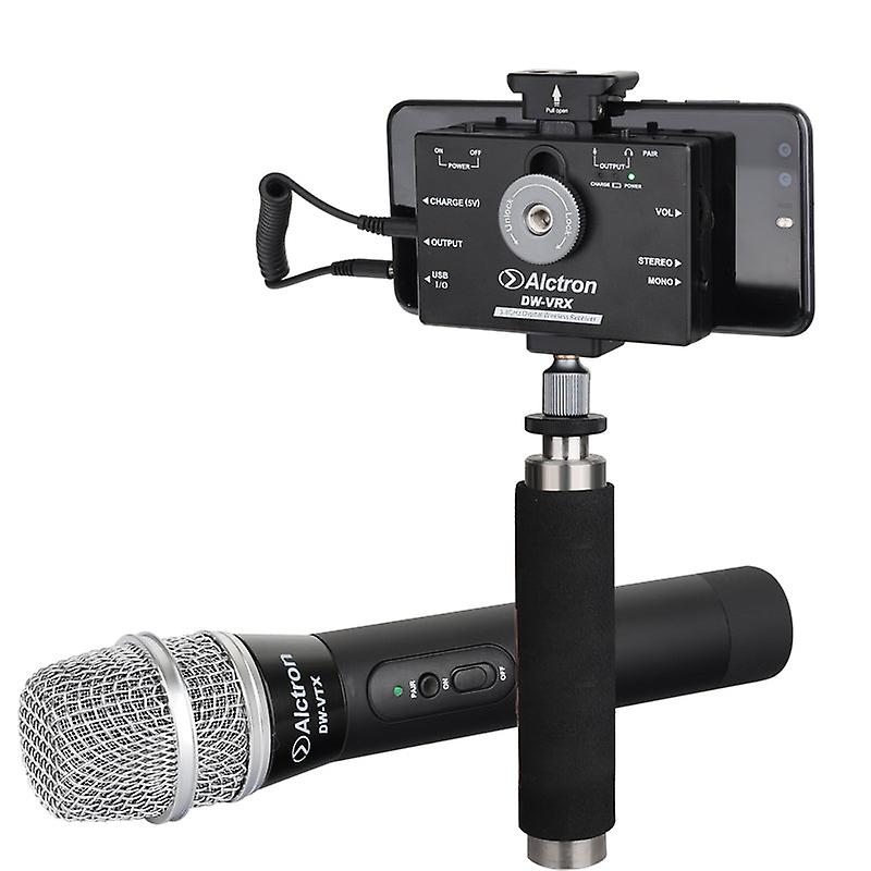 Alctron Dw-v 5.8g Wireless Tech Compatible With Android,mac And Windows Systems For Interview Recording Wireless Microphone