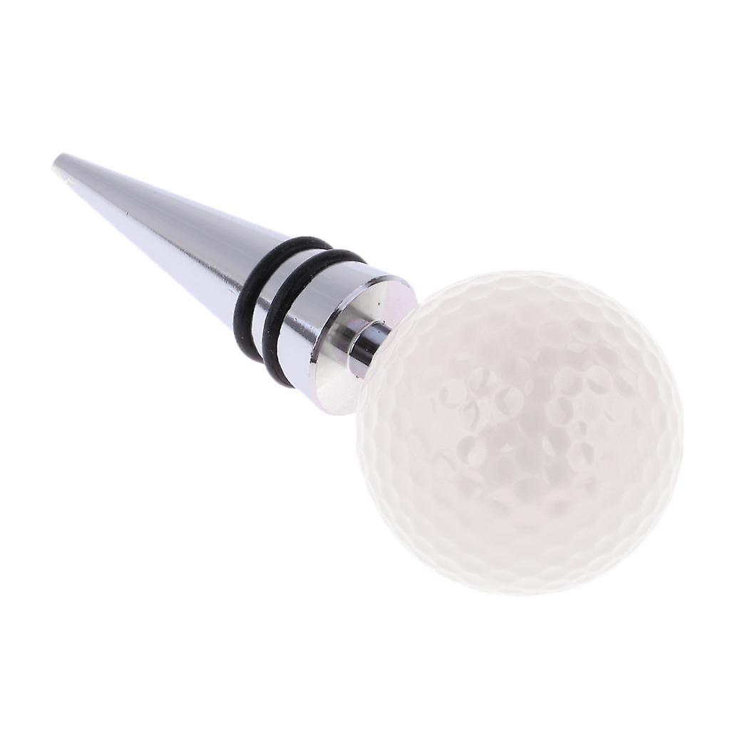 Golf Wine Stopper Bottle Sealer Replacement Stoppers Decorative White