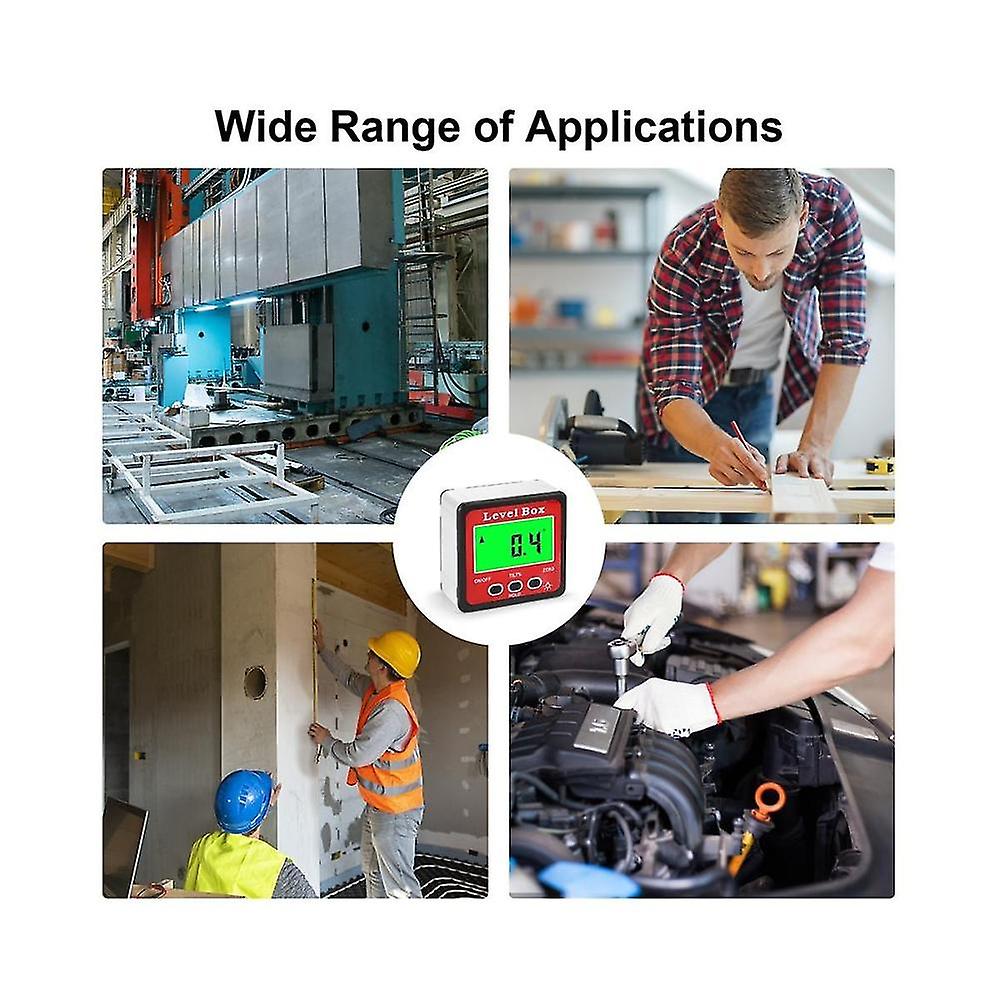 Digital Level Box Protractor Angle Finder Level Gauge Bevel Gauge Inclinometer With Magnetic Based