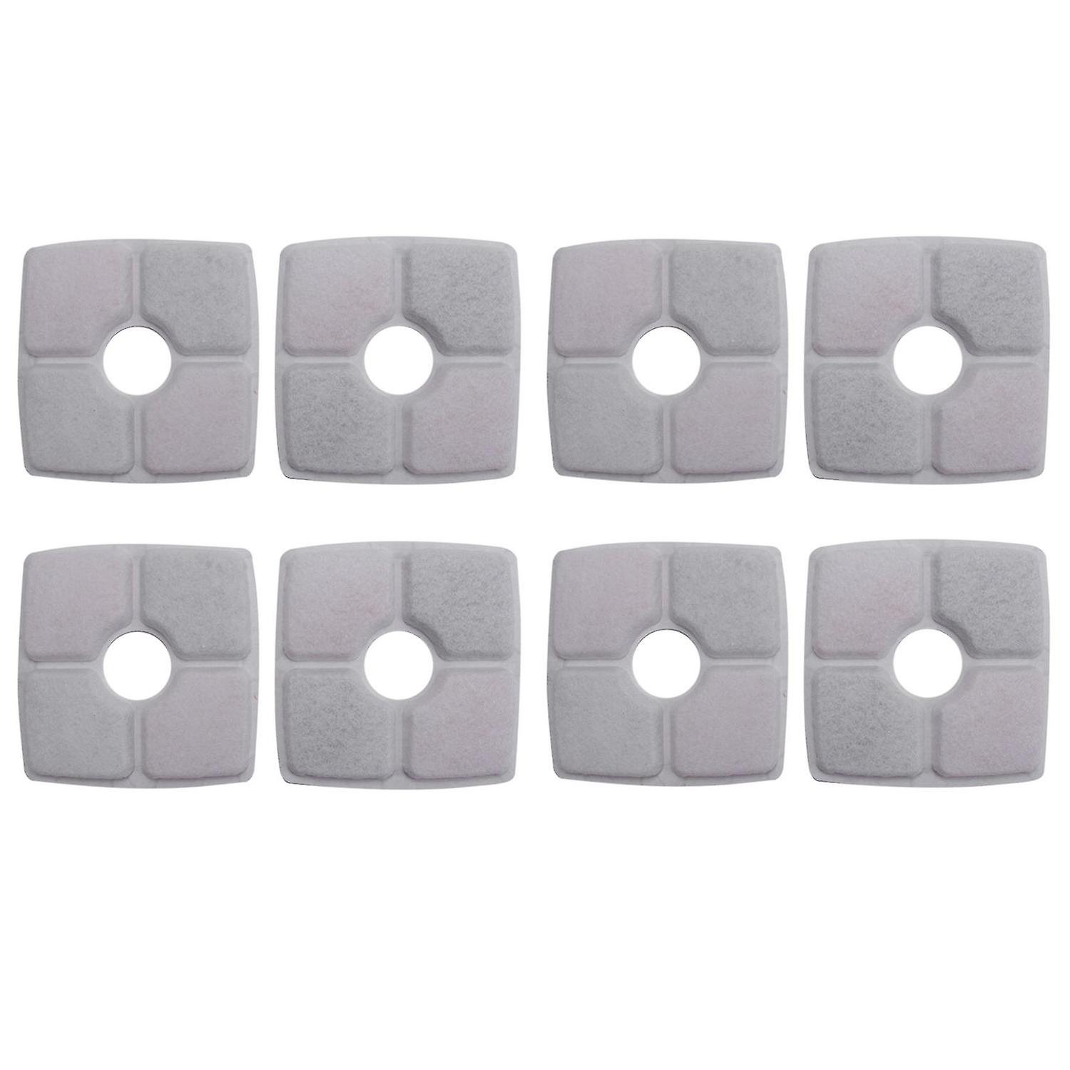 Square Filters for Fountain, 8 Pack Fountain Filters, Suitable for 2.5l Pet Flower Fountains,ion Ex