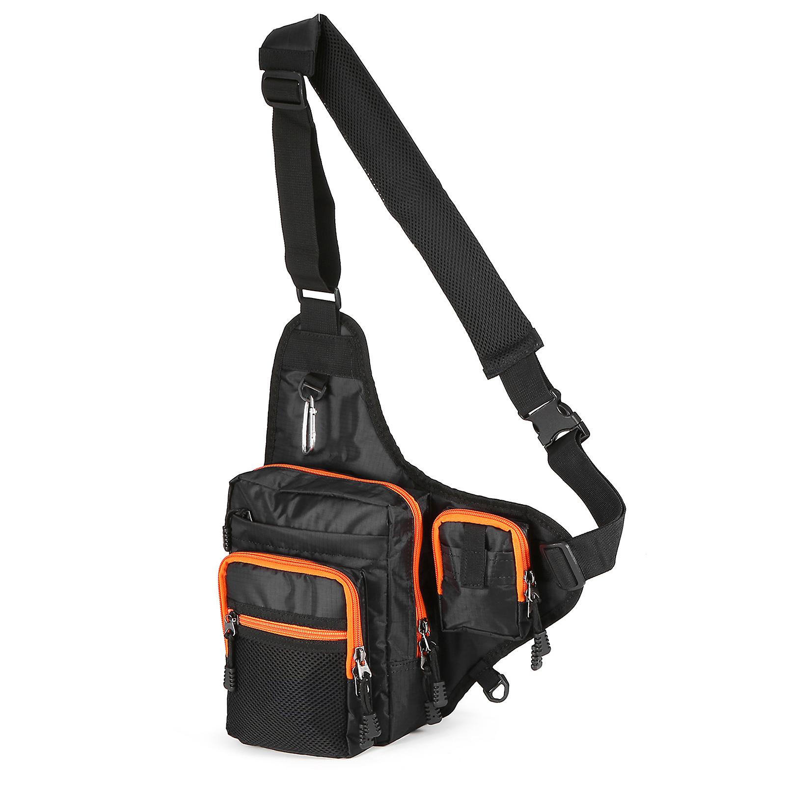 Fishing Bag Multi-purpose Waterproof Canvas Fishing Reel Lure Tackle Bag