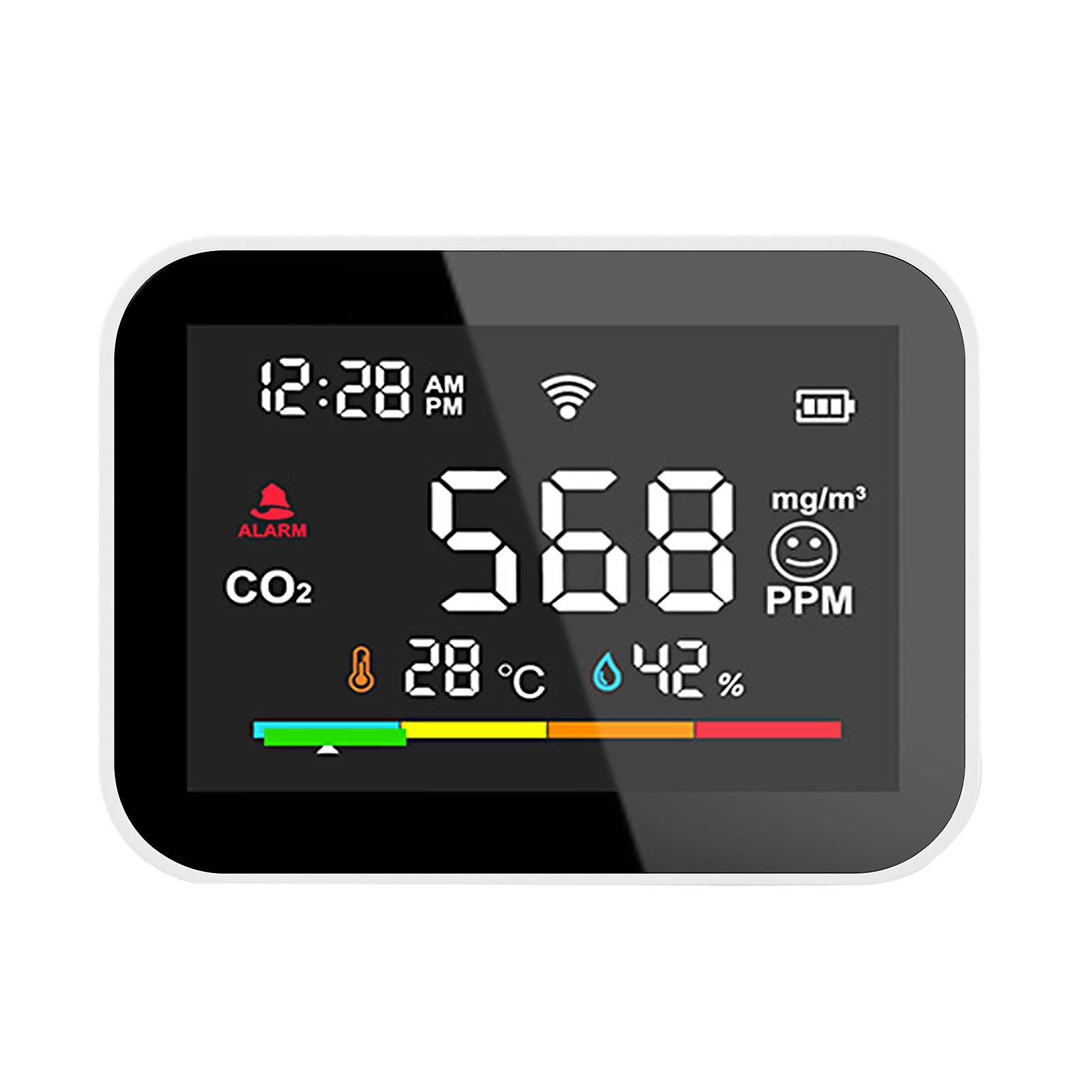 Wifi Smart Co2 Detector Portable Air Quality Monitor Co2 Alarm Meter