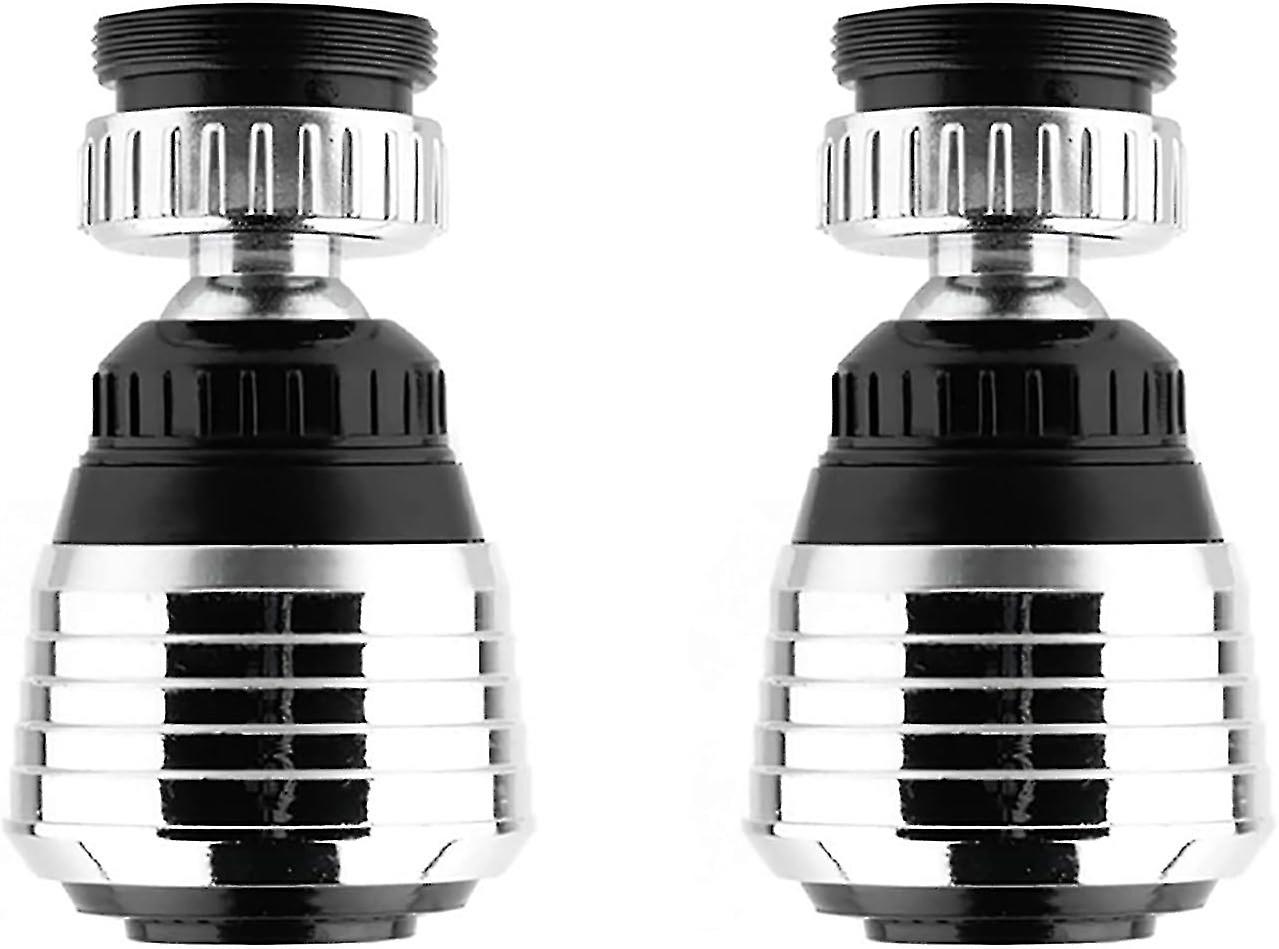 2 Pack 360 Degree Swivel Water Saving Faucet Aerator Faucet Nozzle Filter Adapter