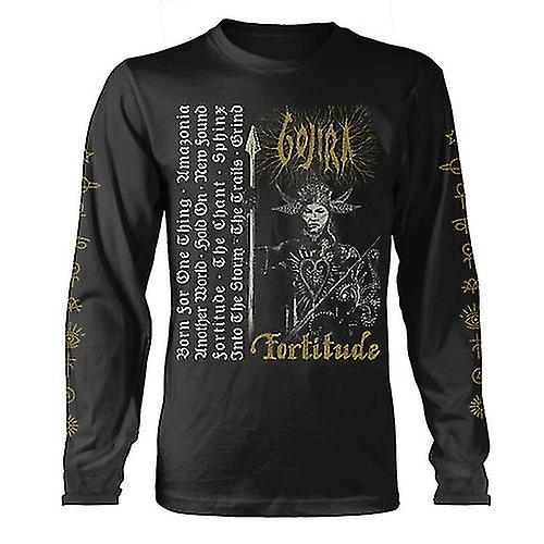 Gojira Unisex Adult Fortitude Track List Long-Sleeved T-Shirt