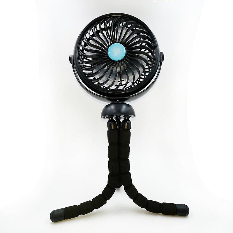 Fan Handheld Desktop Camping Fan Portable Stroller Usb Rechargeable Tripod Fan