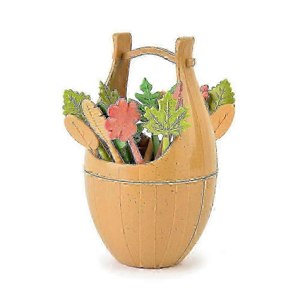 Nordic Style Fruit Forks, Wheat Fiber, Picks