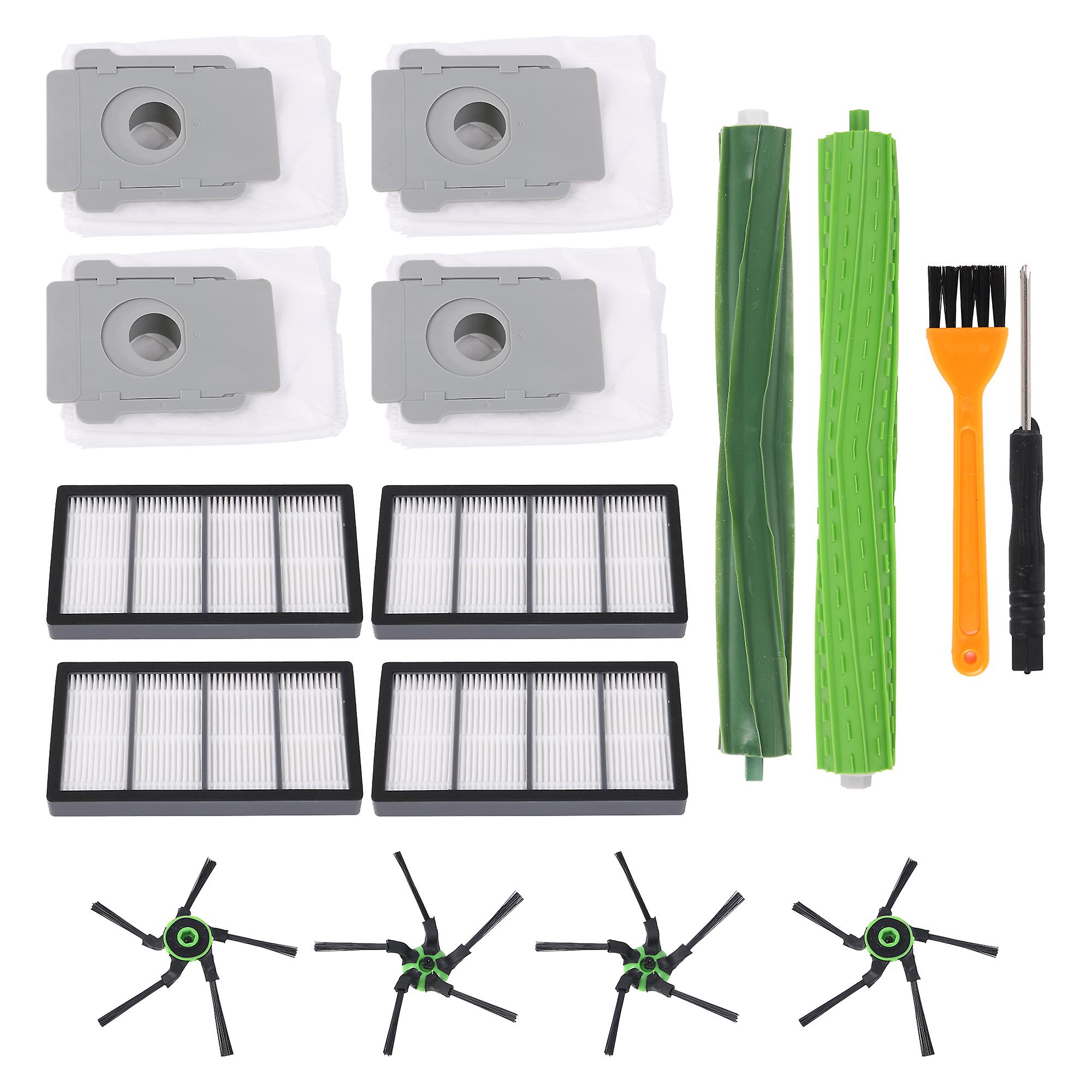 16 Pieces Filter Brush Accessories Kit Replacement for Irobot S9 Parts