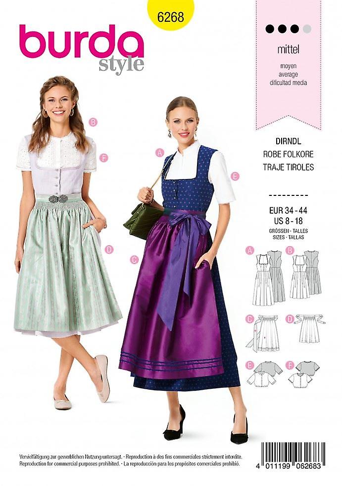 Burda Paper Sewing Pattern 6268